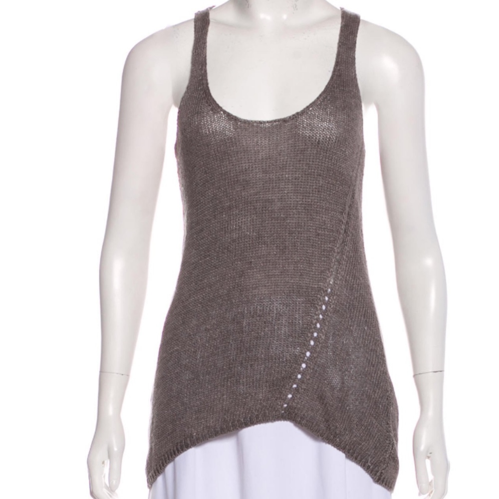 Vince Linen Sleeveless Top